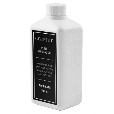 Craster Pure Mineral Oil Bottle, 500 ml Mineral Oil 52 × 118 × 500 mm