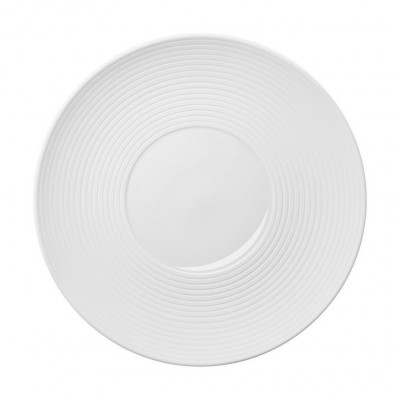 Hering Berlin Pulse coupe plate, large with glazed mirror Ø310 h45