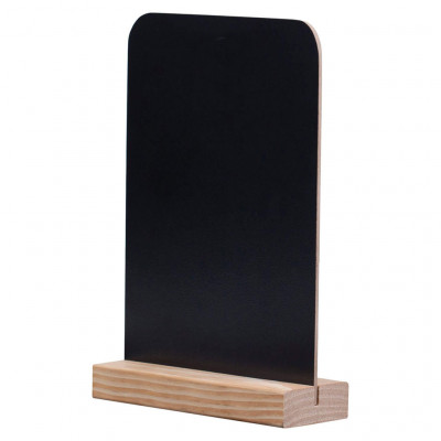 DAG style BLACKBOARD DISPLAY STAND D4 STYLE 15x21 for the table with basis colour PINE