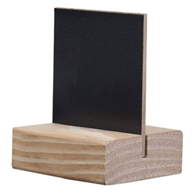 DAG style BLACKBOARD DISPLAY STAND D4 STYLE 5,5x6,5 cm for the table with basis colour PINE