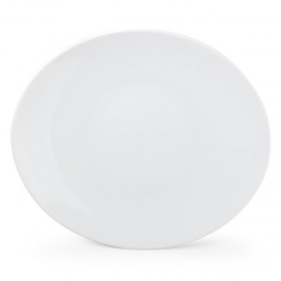 Bonbistro Plate 30,5x26cm oval white Appetite