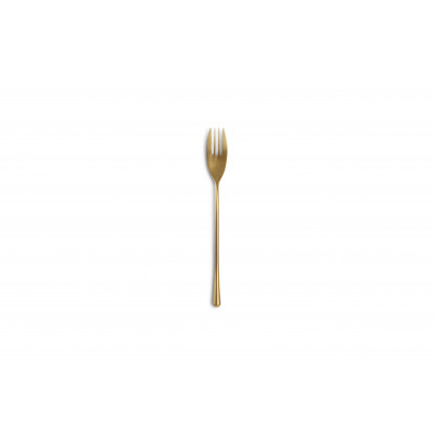 F2D Dessert fork matte gold Revive - set/7