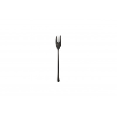 F2D Dessert fork matte black Revive - set/7