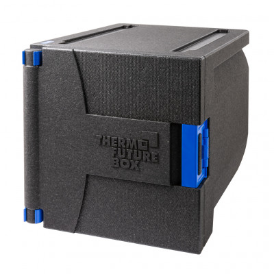 Thermo Future Box Frontloader, Černý s modrými prvky, 660 x 450 x 490
