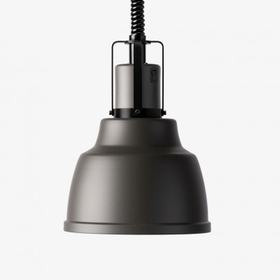 Stayhot Heat Lamp Focus IO, Retractable Cord, Umbra Grey