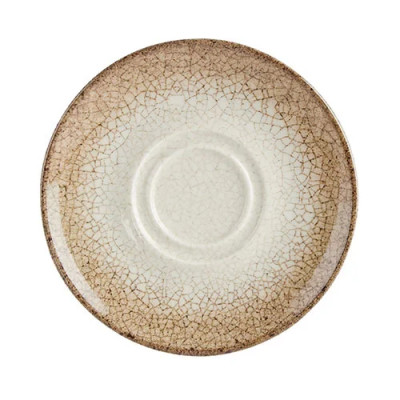 DPS Scorched Double Well Saucer 16cm