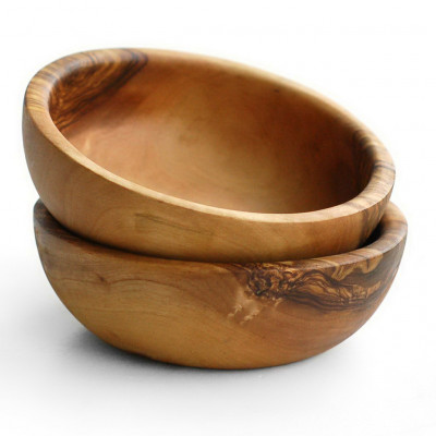 Craster  Small Olive Wood Bowl Oiled Olive Wood 115ø × 38 mm
