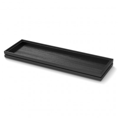 Craster Flow Black 2.4 Tray Black, Lacquered 530 × 162.5 × 40 mm
