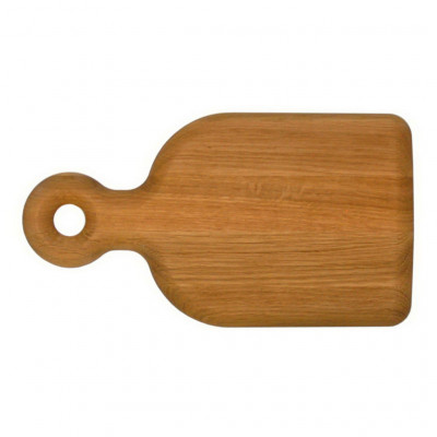 Craster  Small Rectangular Oak Cicchetti Board with Handle Oak, Oiled 313 × 170 × 18 mm
