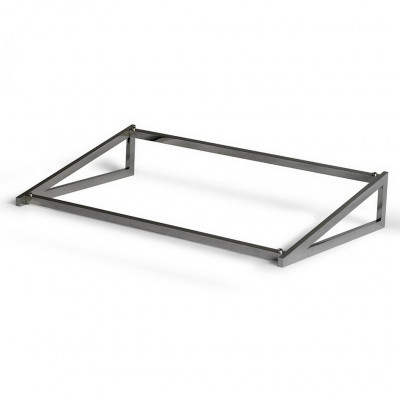 Craster Flow Low Stainless Steel Angled 1.1 Frame Stainless Steel 530 × 315 × 95 mm