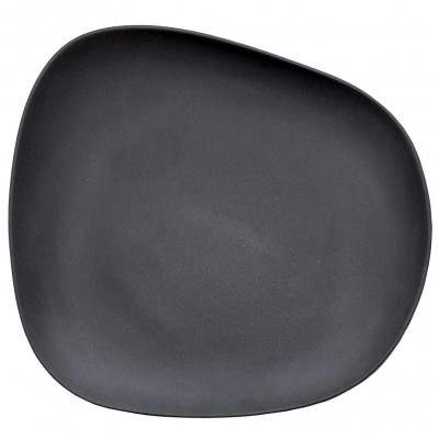 Cookplay Yayoi mělký talíř černý 26x24.5x4cm
