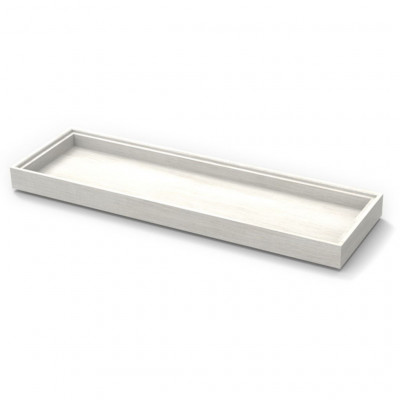 Craster Flow White 2.4 Tray White-Washed, Lacquered 530 × 162.5 × 40 mm