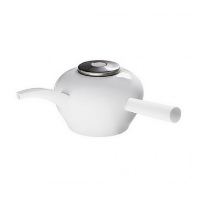 Hering Berlin Polite Platinum teapot with straight handle Ø170 h115 1600ml