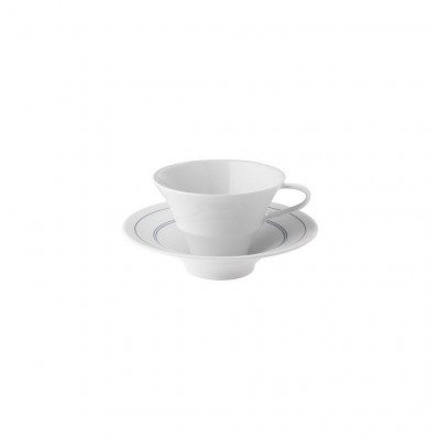 Hering Berlin Soda coffee/tea cup with saucer, conical ø110 h80 170ml,ø165 h40