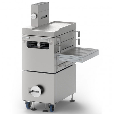 X-OVEN BURGER MACHINE charcoal oven right