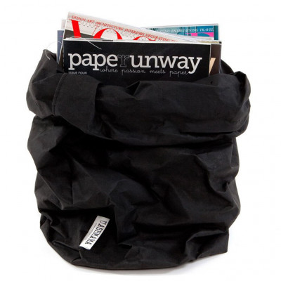 PAPER BAG XLARGE BLACK UASHMAMA