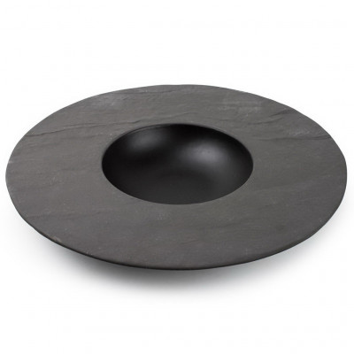 CHIC Deep plate 28.5/12xH3,5cm black Livelli