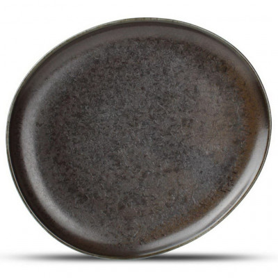 F2D Plate 21x18,5cm black Ceres