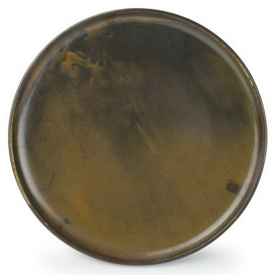 F2D Plate 26xH2,5cm dark brown Escura