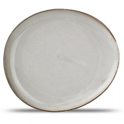F2D Plate 21x18,5cm grey Ceres
