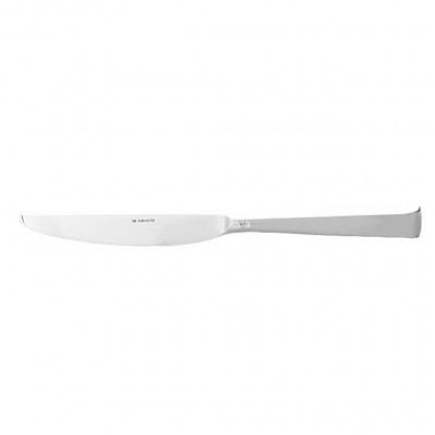 La Tavola LOUNGE Dessert knife, solid handle, serrated blade polished stainless steel