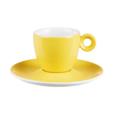 DPS Yellow Espresso saucer 12.5cm/5"